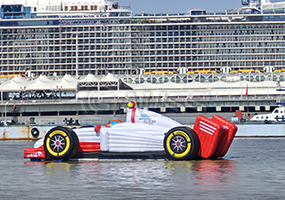 Racing on the Waves: Our Floating F1 Landmark Debuts in Shanghai